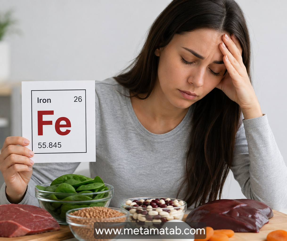 علائم کمبود آهن در زنان؛ ۱۲ نشانه‌ای که نباید نادیده بگیرید